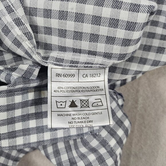 Antigua Shirt Mens XL Notre Dame Button Down Long Sleeve Gold ND Embroidery - Picture 8 of 10